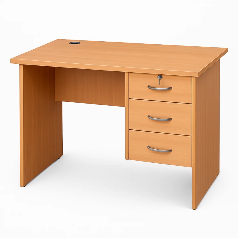 1.2m Home Study Desk (Dark Walnut)