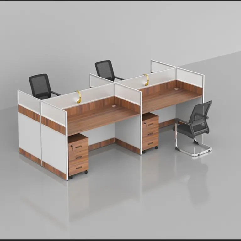 QuadraDesk 4-Way Modular Office Workstation – Collaborative Shared Desk System  Nairobi