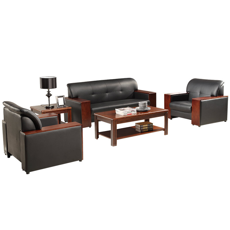 RoyalLounge 5-Seater Executive Office Sofa Set – Modern Reception & Waiting Area Furniture
