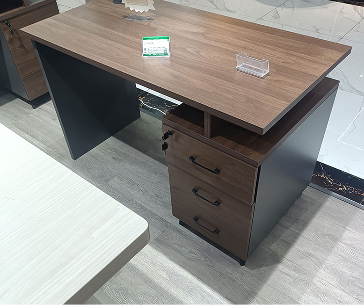 Melbourne 1.2M Modern Wooden Staff Desk – Office Workstation with Storage