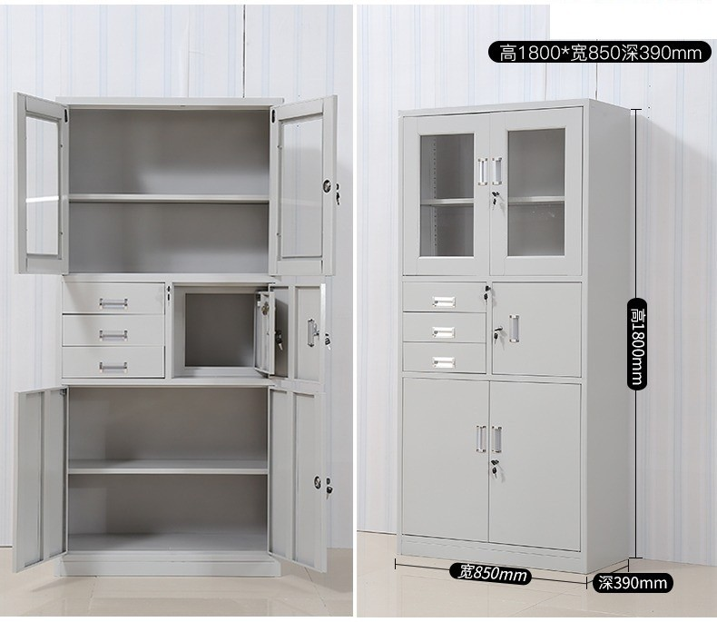 Helsinki Vault 2-Door Filing Cabinet – Steel Office Storage Unit